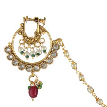 Multicolor Cubic Zirconia Nose Ring 2