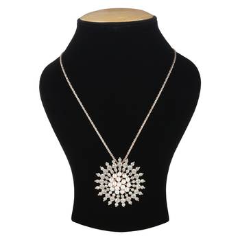 Gold Cubic Zirconia Pendants 2