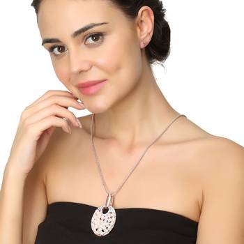 Gold Cubic Zirconia Pendants 1