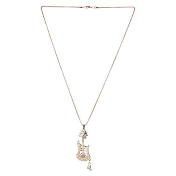Gold Cubic Zirconia Pendants 3