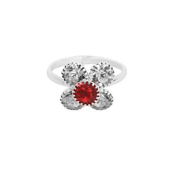 Silver Zircon   Toe Rings 5