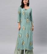 Emerald plain rayon salwar