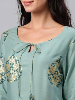 Emerald plain rayon salwar 2