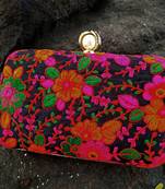 bagzVela Kutch Embroidered Box Clutch