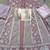 Purple embroidered santoon salwar
