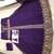 Purple embroidered santoon salwar