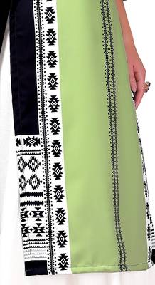 Green printed crepe kurtas-and-kurtis 4