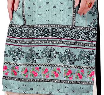 Light-blue printed crepe kurtas-and-kurtis 3
