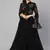 Black Embroidered Georgette Islamic Dresses