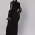 Black Embroidered Georgette Islamic Dresses