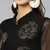 Black Embroidered Georgette Islamic Dresses