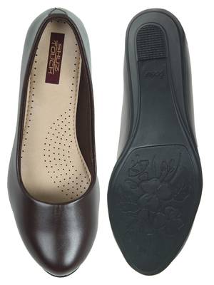 brown synthetic bellies-shoes 1