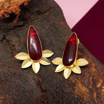 Maroon Danglers Drops 1
