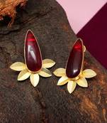 Maroon Danglers Drops