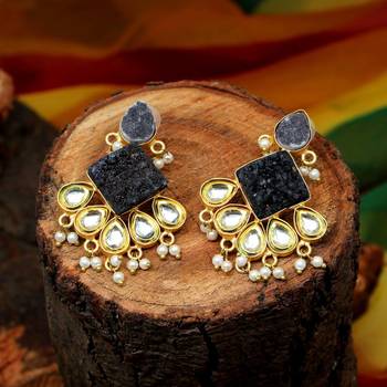 Black danglers-drops 1