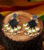 Black danglers-drops