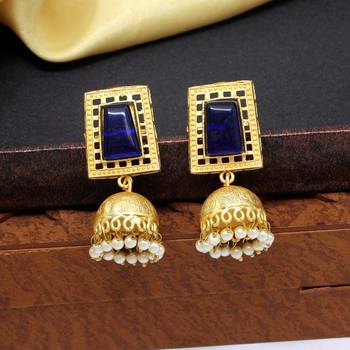 Blue Jhumkas 1