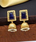 Blue Jhumkas