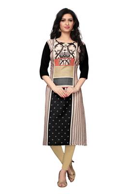 Multicolor printed crepe ethnic-kurtis 1