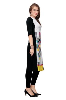 Multicolor printed crepe ethnic-kurtis 3