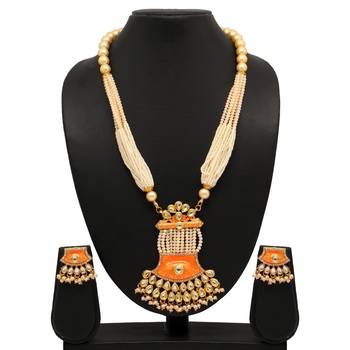 Orange necklace-sets 1
