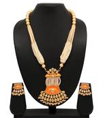 Orange necklace-sets