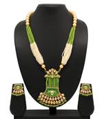 Green necklace-sets