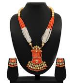 Red necklace-sets