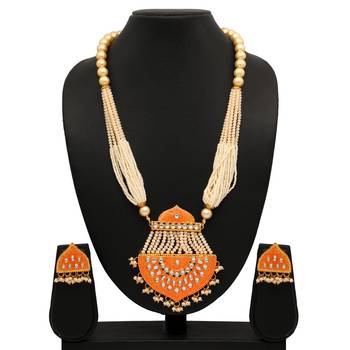 Orange necklace-sets 1