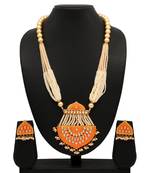 Orange necklace-sets