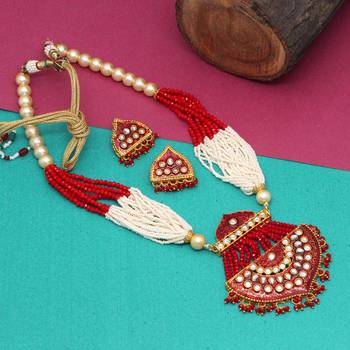 Maroon necklace-sets 2