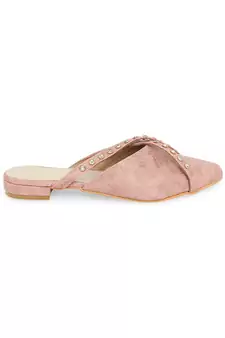 pink solid rubber sandals