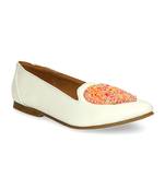 white solid rubber sandals