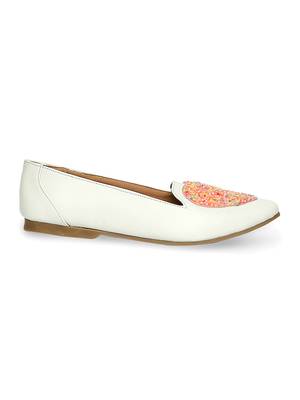 white solid rubber sandals 3