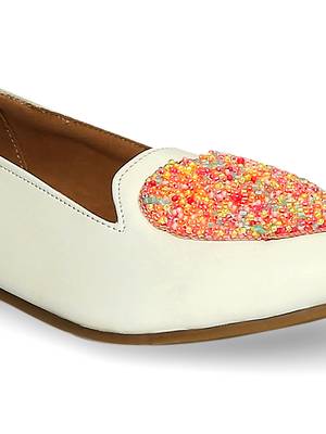white solid rubber sandals 5