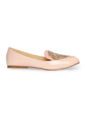 pink solid rubber sandals 3