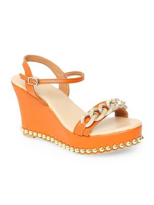 brown solid rubber sandals 1