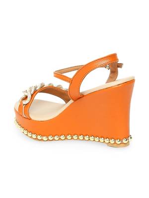 brown solid rubber sandals 2