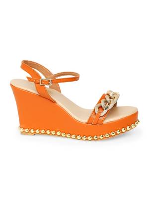 brown solid rubber sandals 3