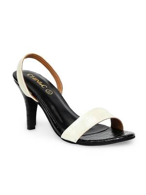 black solid rubber sandals 1