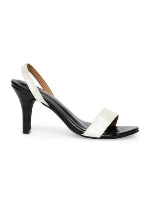 black solid rubber sandals 3