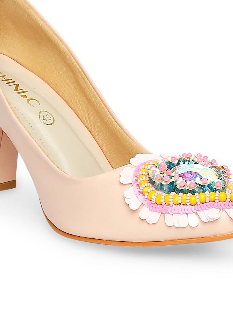 brown solid rubber sandals