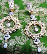 Silver Gold Dangler Earrings