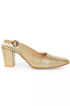 gold solid rubber sandals