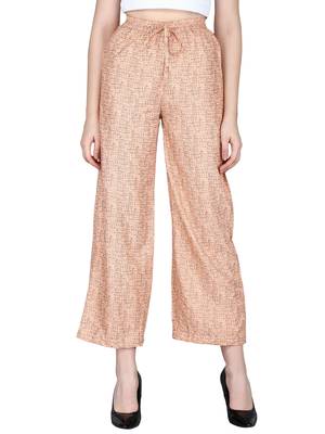 Pink Rayon Printed Palazzo 2