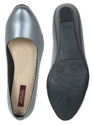 grey synthetic bellies-shoes 1