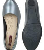 grey synthetic bellies-shoes