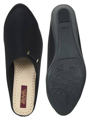 black synthetic bellies-shoes 1