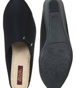 black synthetic bellies-shoes