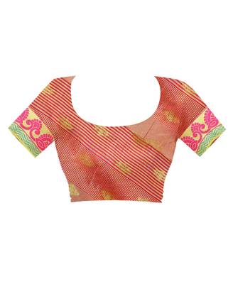 Women   s lemon Pure Banarasi silk Designer Saree with Wovan Design 4